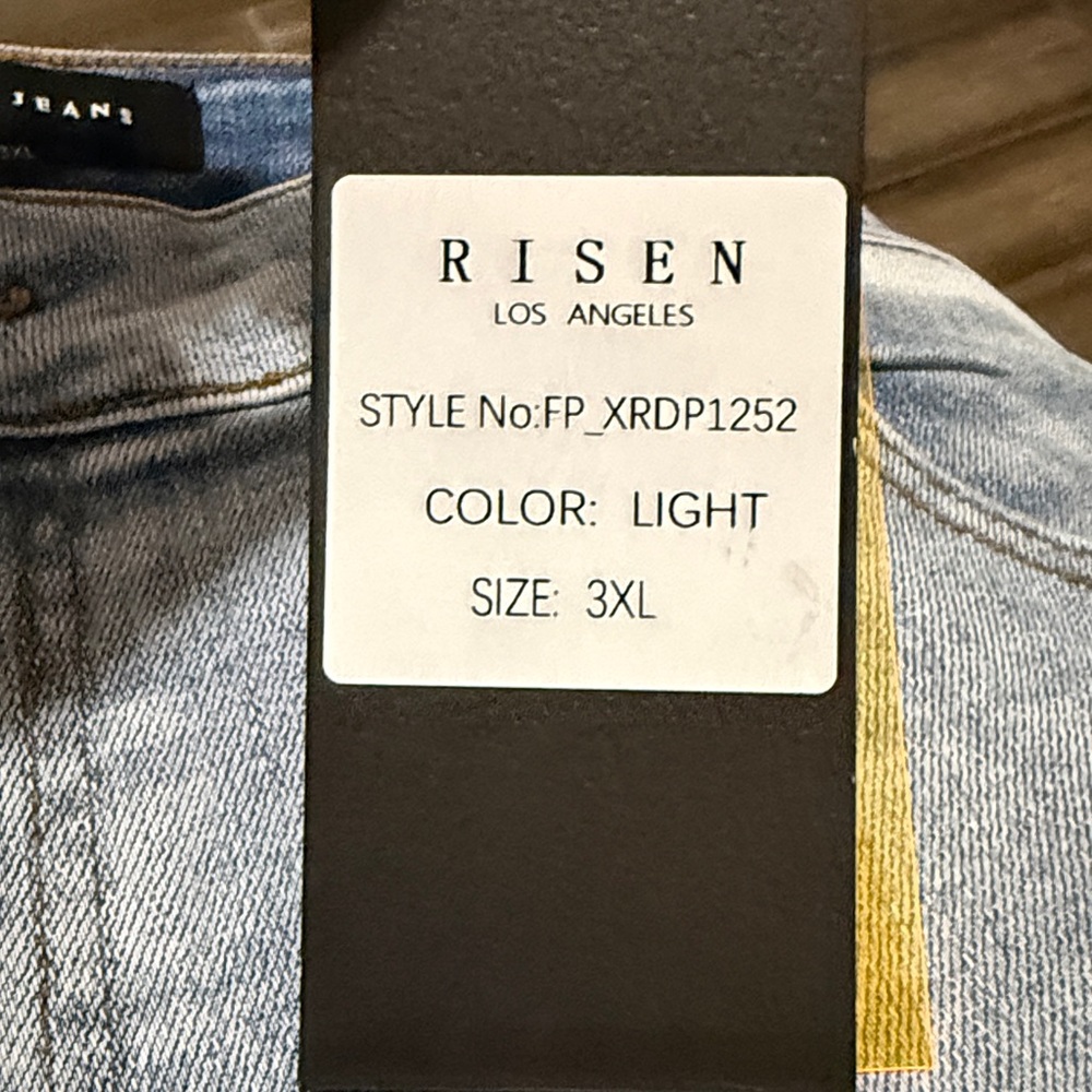 New Risen Tummy Control Stretchy Wide Leg Crop Jeans 3XL - Picture 6 of 11